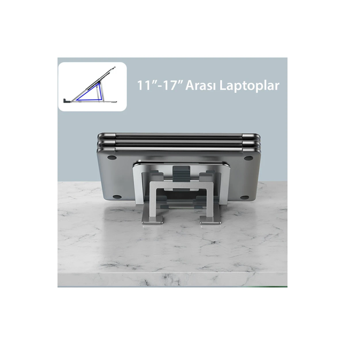 Yesido LP02 Ayarlanabilir Laptop Standı - Gümüş