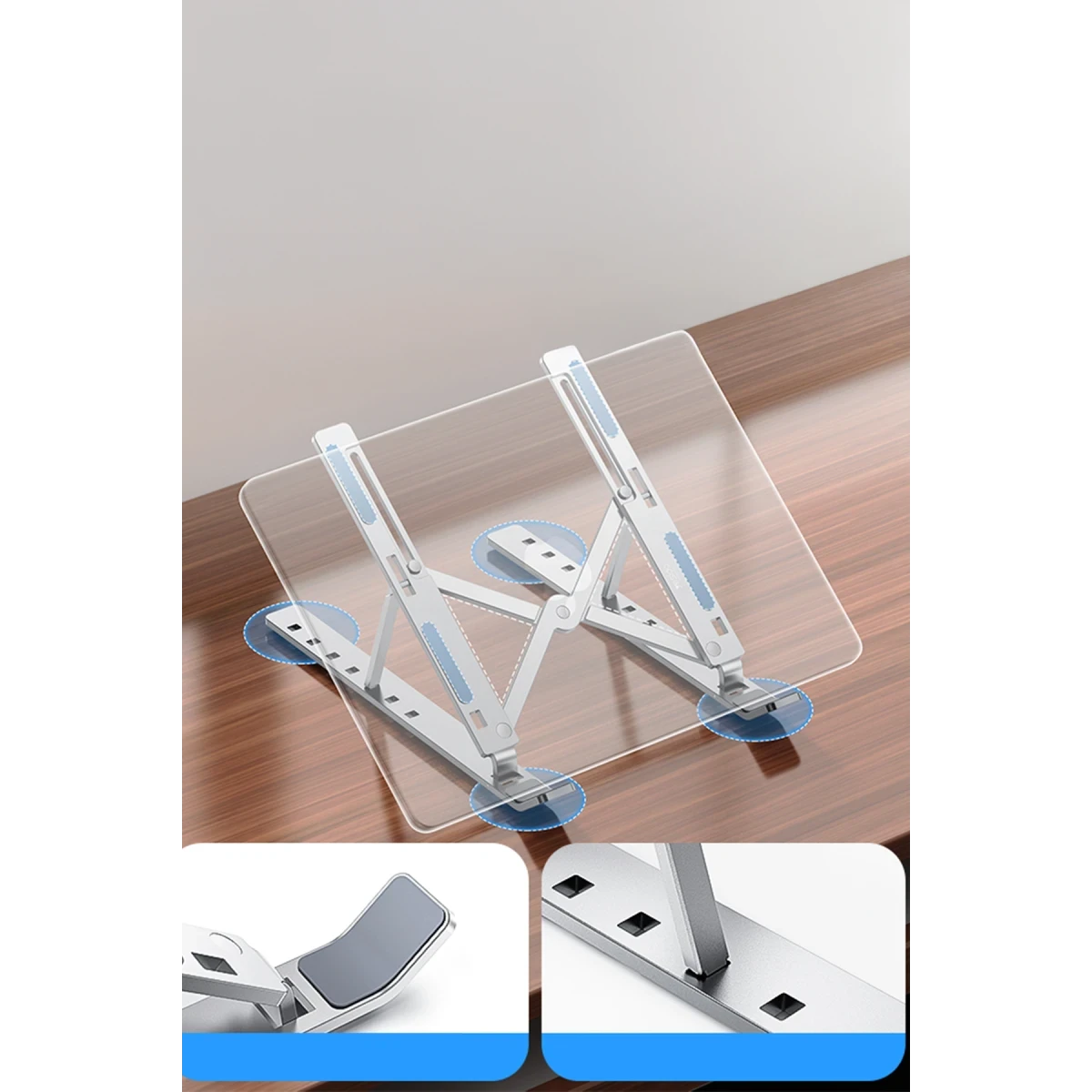 Yesido LP07 Ayarlanabilir Masaüstü Laptop Standı - Gümüş