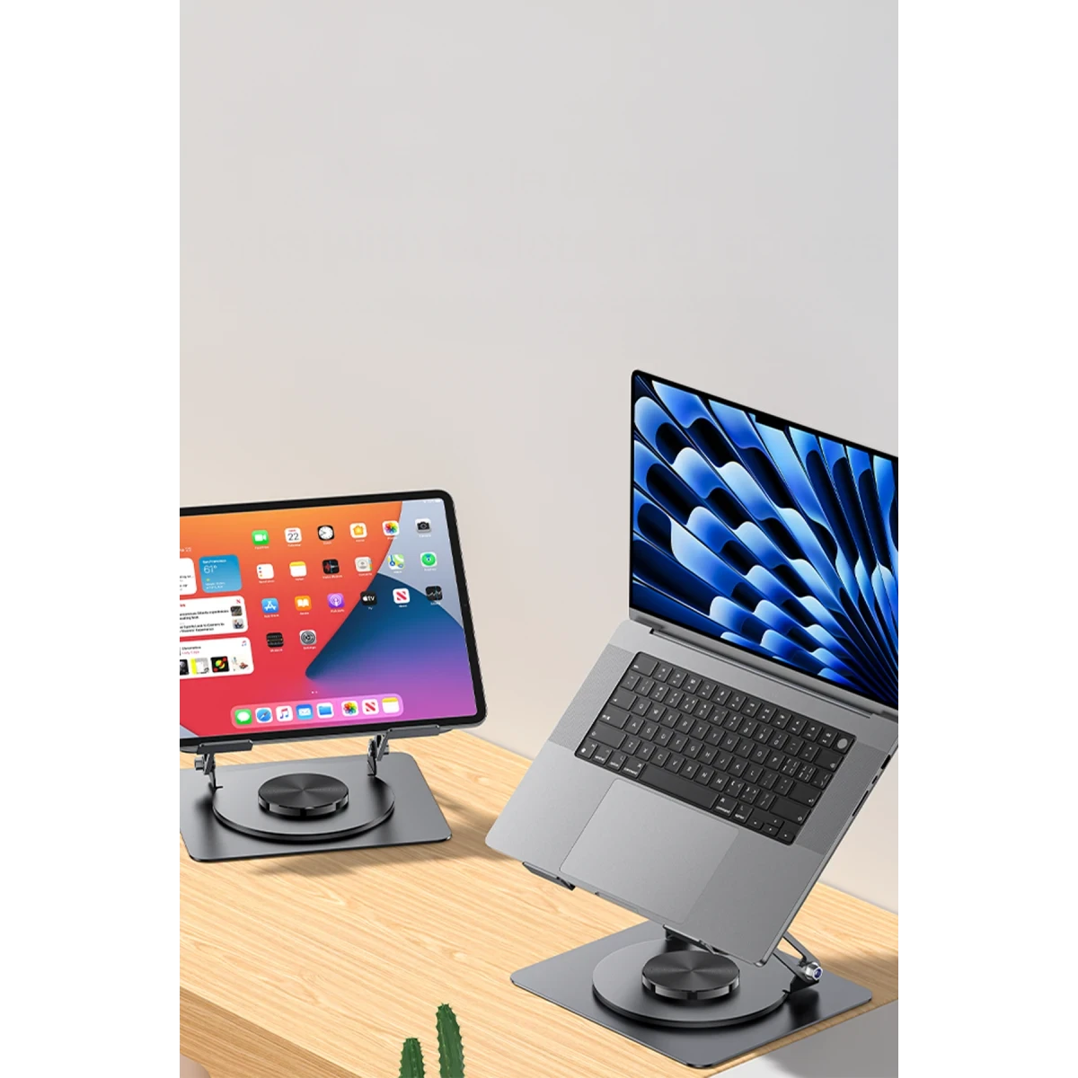Yesido LP08 360 Derece Ayarlanabilir Masaüstü Laptop Standı - Gri