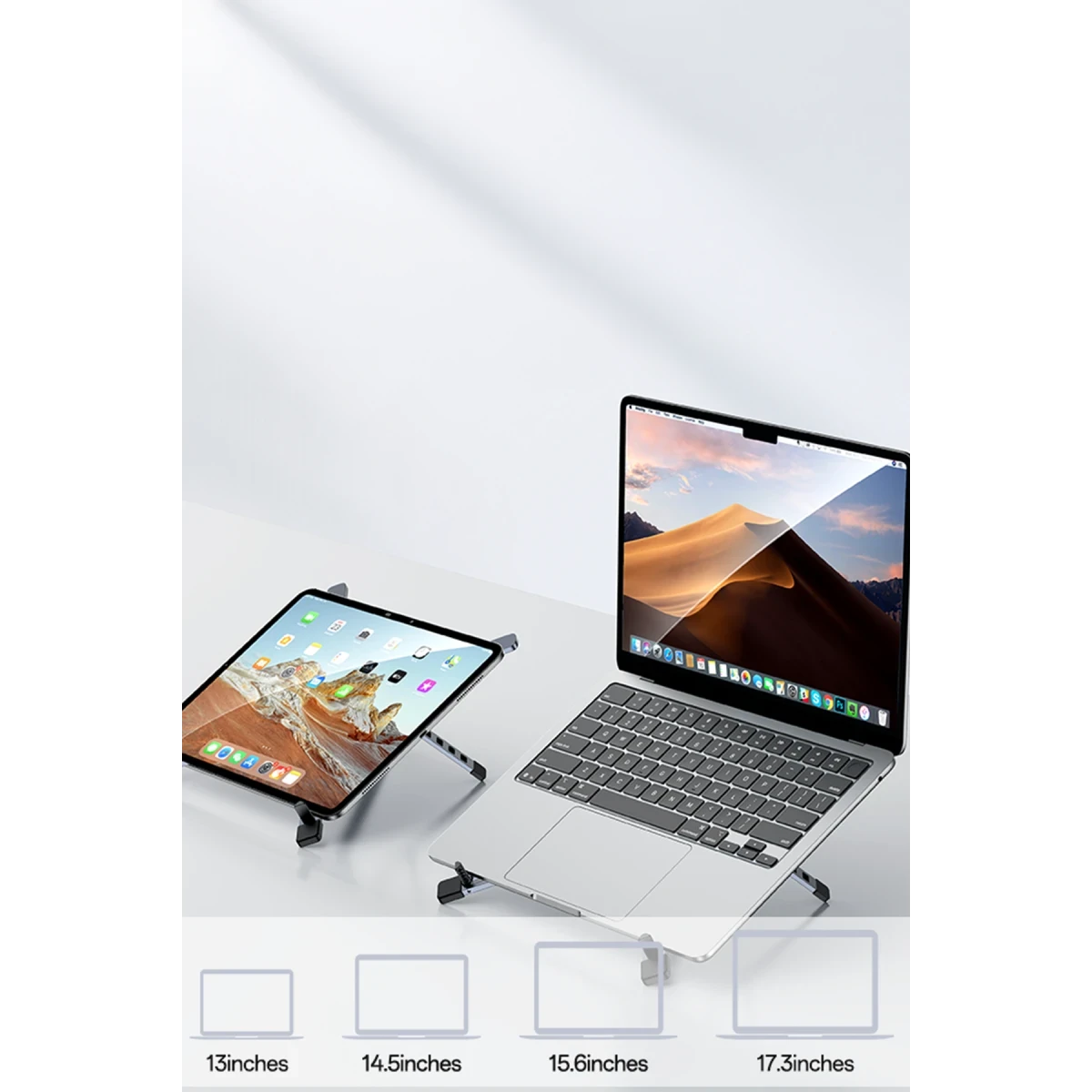 Yesido LP10 Ayarlanabilir Masaüstü Laptop Standı - Gümüş
