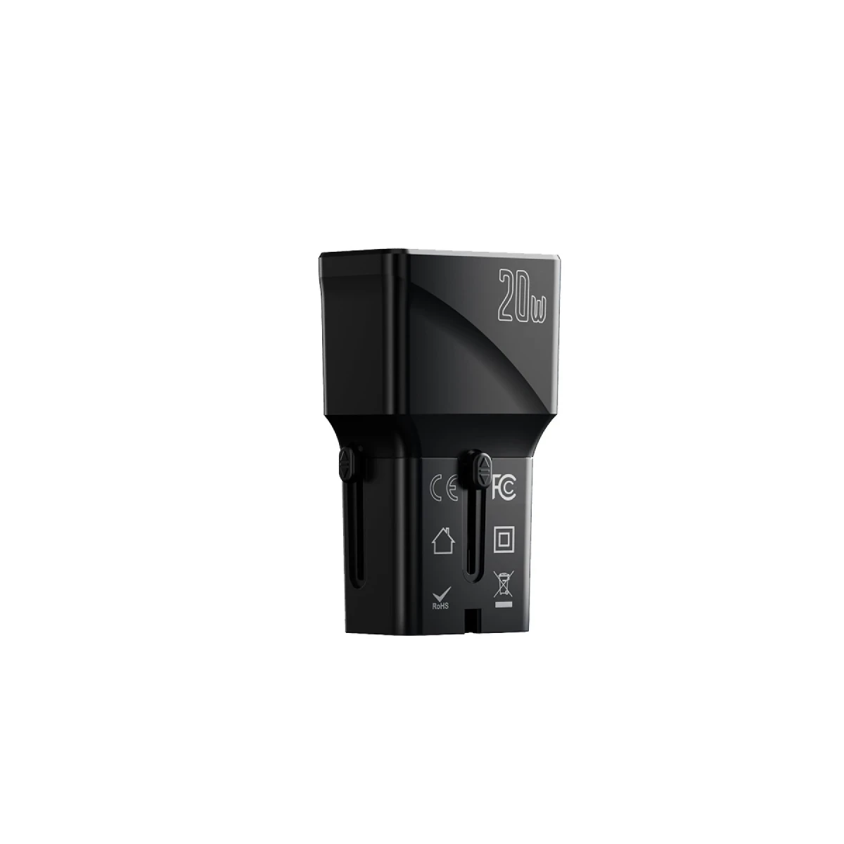 Yesido MC17 20W Type-C ve 20W Usb Çıkışlı PD Şarj Adaptörü - Siyah