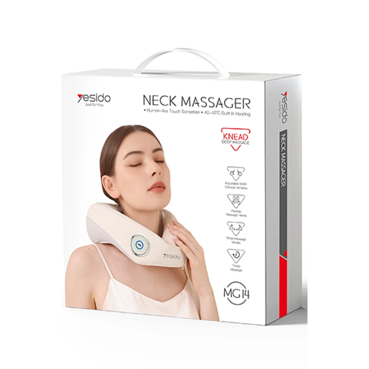 Yesido MG14 Kablosuz Fonksiyonel Boyun Masaj Aleti - Pudra