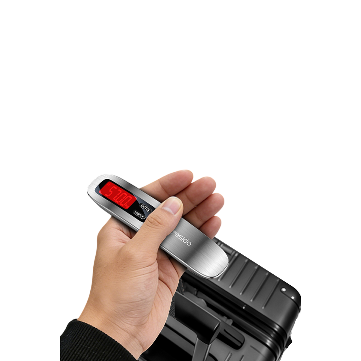 Yesido MG41 50 Kg Kapasiteli LCD Ekranlı Dijital Valiz Tartısı - Gümüş