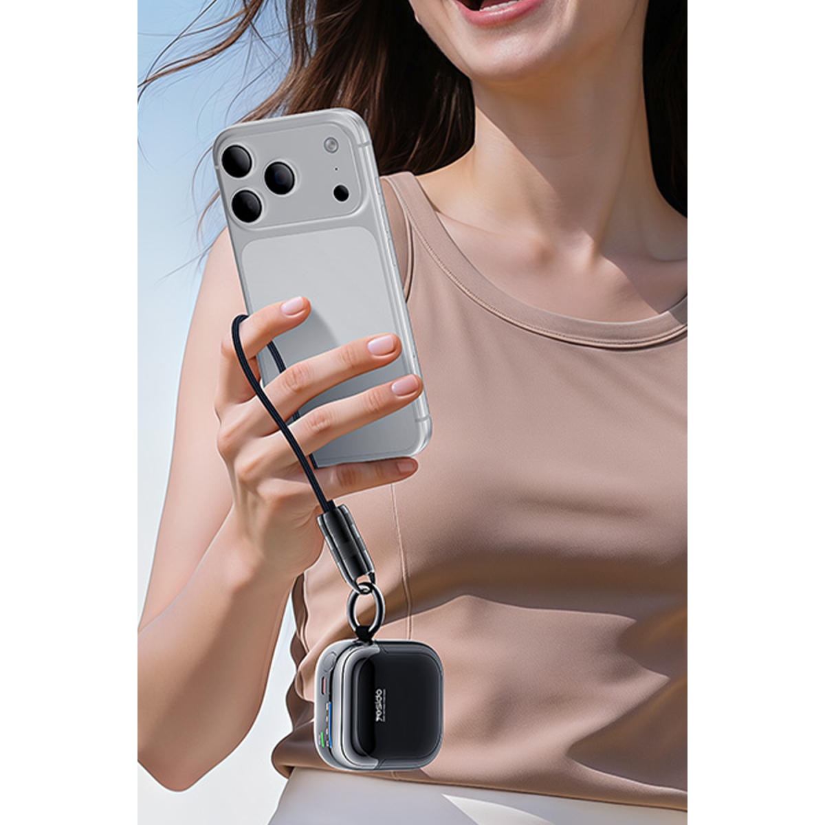 Yesido MH158-B 10.000 mAh 22.5W PD Hızlı Şarj Powerbank - Siyah