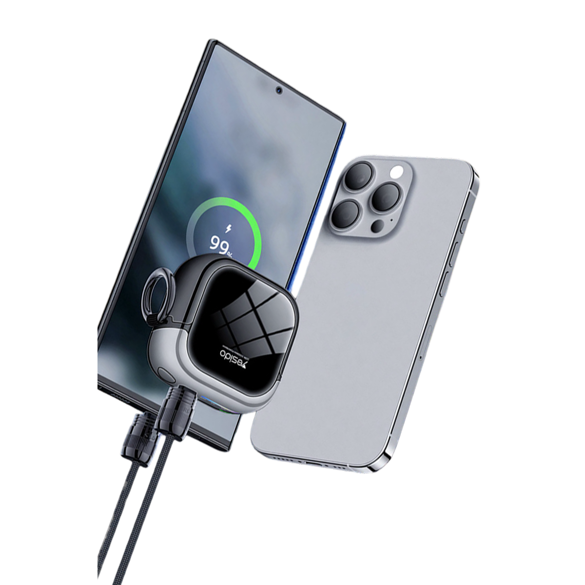 Yesido MH158-B 10.000 mAh 22.5W PD Hızlı Şarj Powerbank - Siyah