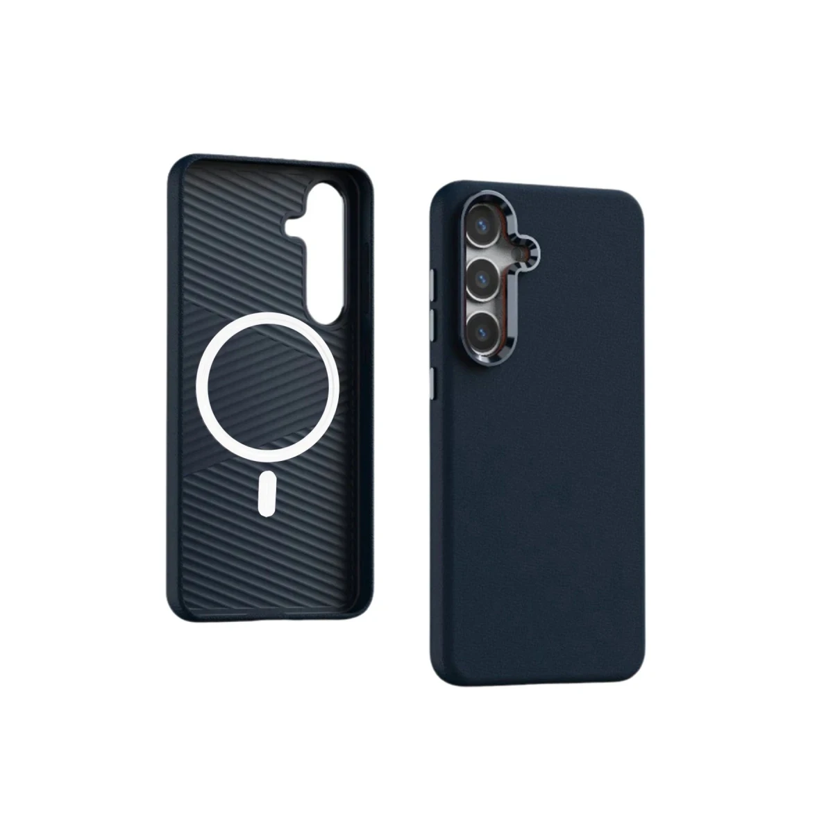 Yesido Samsung Galaxy S24 Plus PC09 Elegance Deri Magsafe Kapak - Lacivert