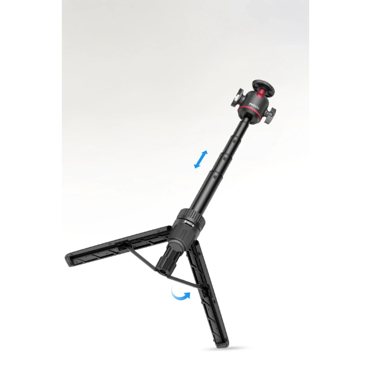 Yesido SF26 65cm 360 Derece Ayarlanabilir Canlı Yayın Tripod Telefon Tutucu - Siyah