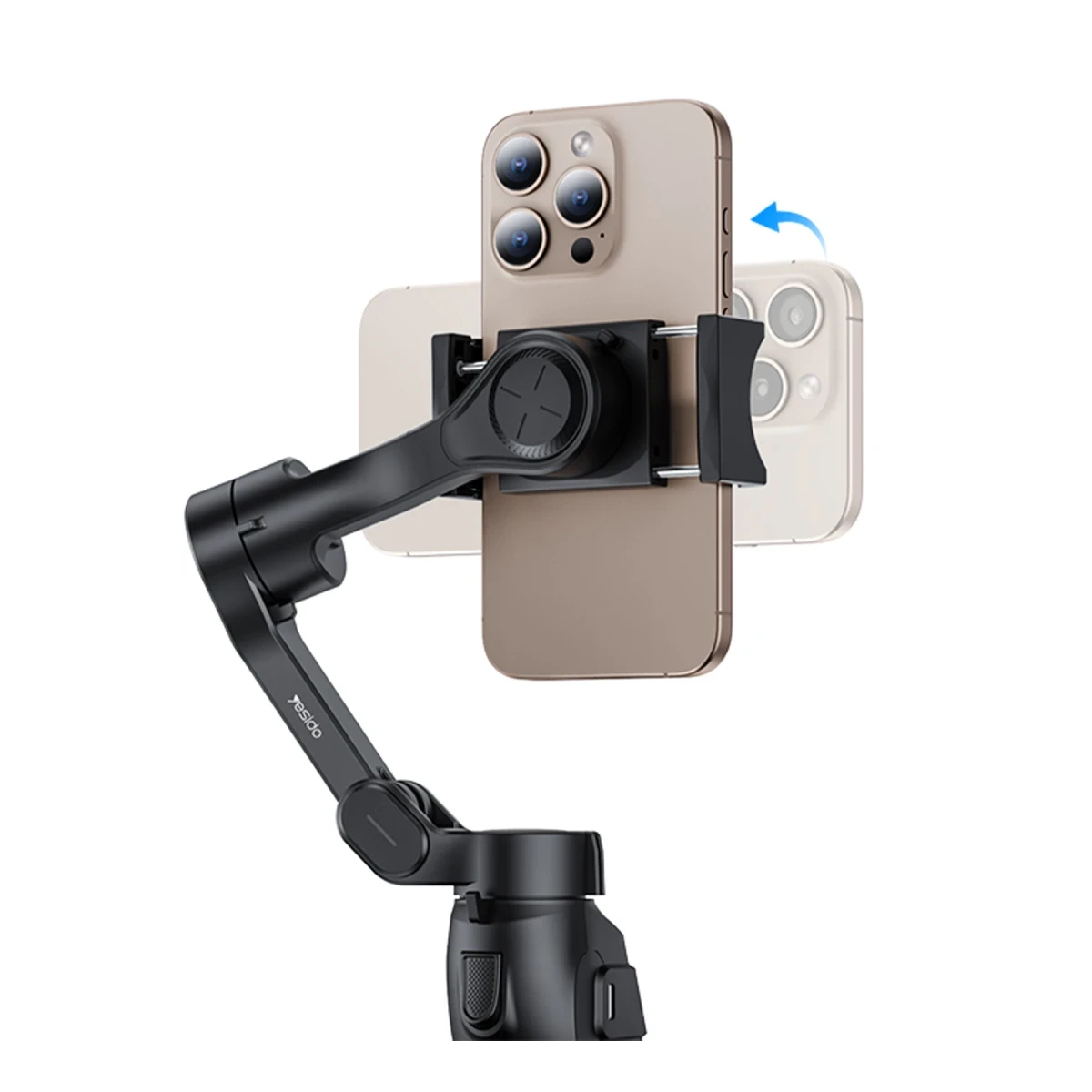 Yesido SF27 360 Derece Ayarlanabilir Tripodlu BT Selfie Gimbal - Siyah