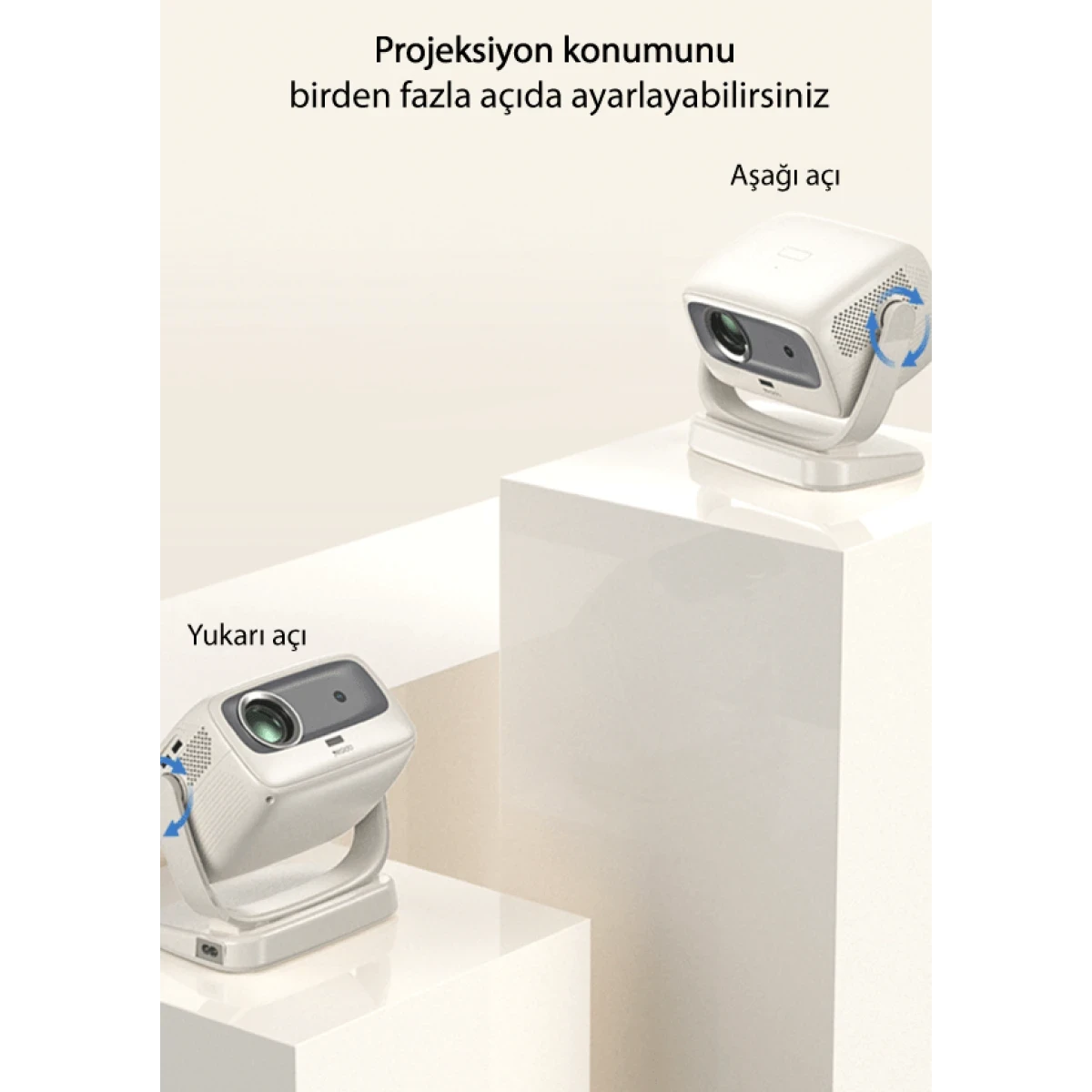 Yesido TV13 BT 5.1 720P Kablosuz Projeksiyon Cihazı - Beyaz