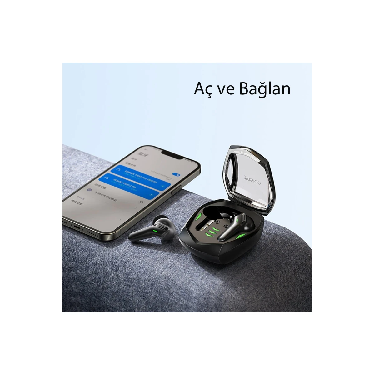Yesido TWS14 Gaming Kablosuz Airpods Kulaklık - Siyah