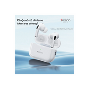 Yesido TWS16 Aktif Gürültü Engelleyici Özellikli Kablosuz Airpods Kulaklık - Beyaz