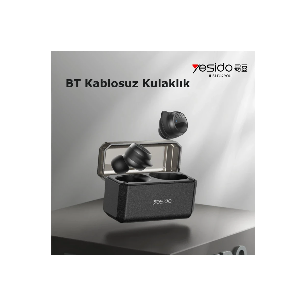 Yesido TWS20 Kablosuz Airpods Kulaklık - Siyah