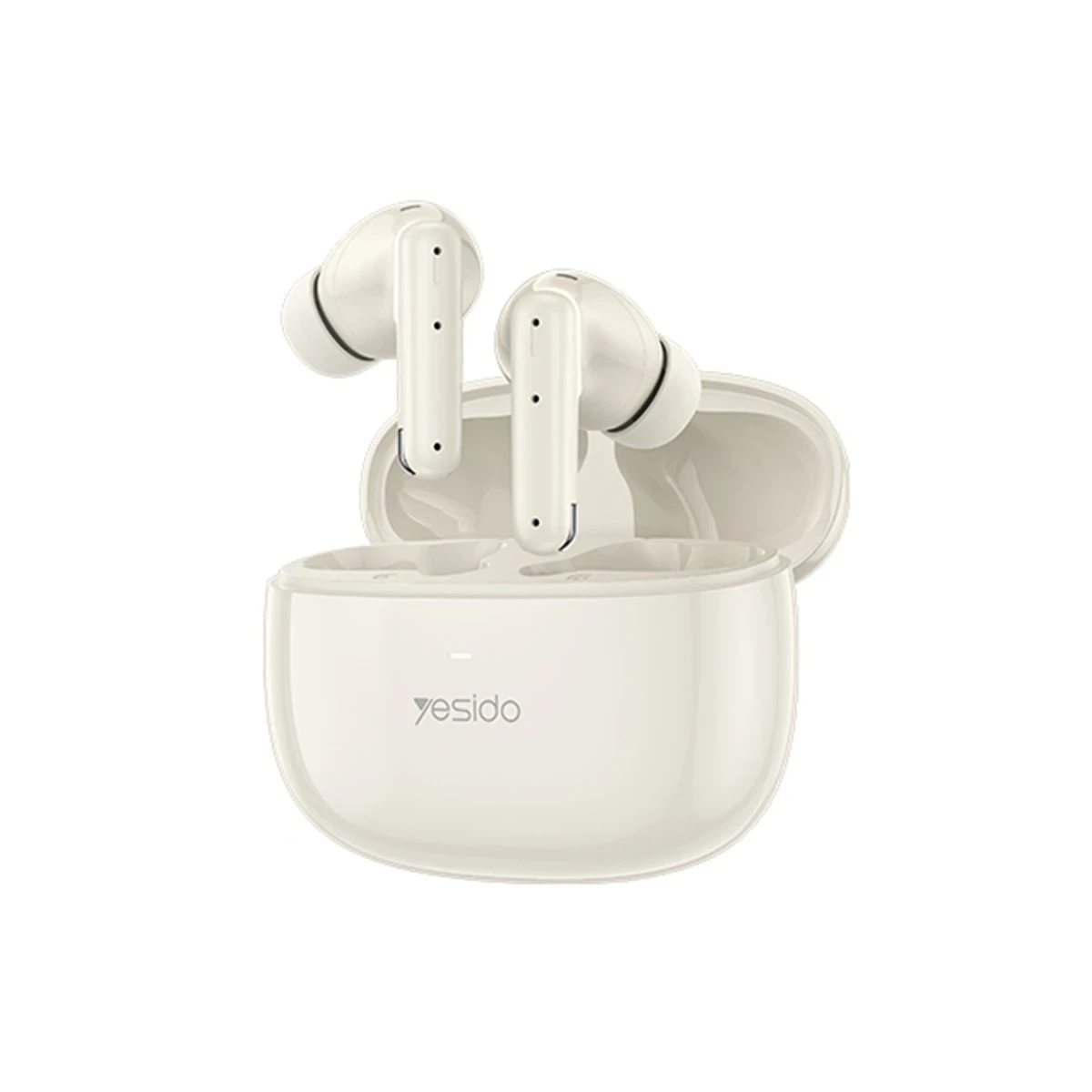Yesido TWS28 Aktif Gürültü Engelleyici Özellikli BT 5.3 Kablosuz Airpods Kulaklık - Krem
