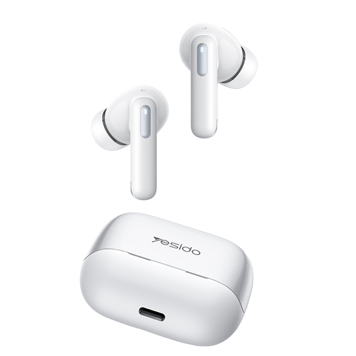 Yesido TWS34 Bluetooth 5.3 ANC ve ENC Destekli Kablosuz Kulaklık - Beyaz