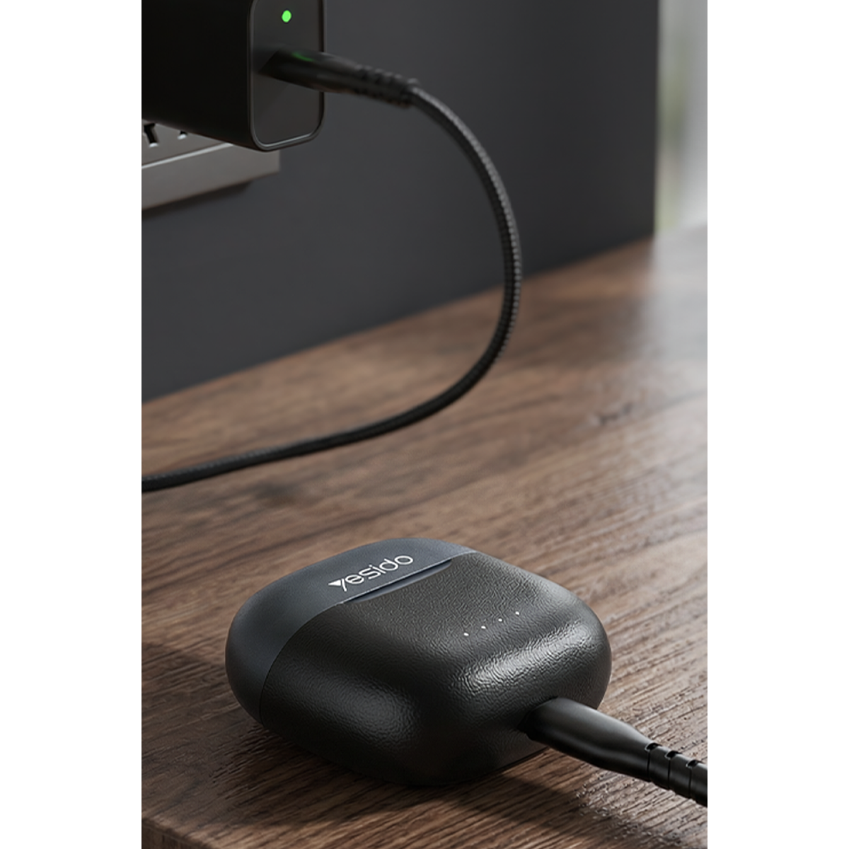 Yesido TWS44 Bluetooth 6.0 ENC Özellikli TWS Kablosuz Kulaklık - Siyah