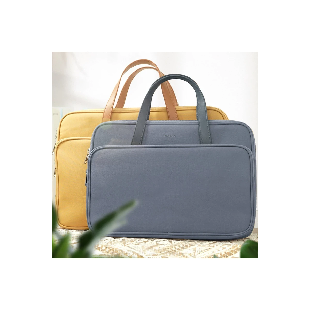 Yesido WB35 Fjallraven 600D Kumaşlı 16 inç Laptop Çantası - Gri