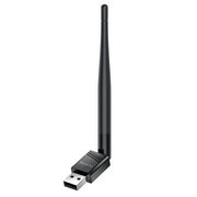 Yesido WP11 2.4GHz Wifi 4 180 Metre Açık Alan Menzilli 150 MB/S Wifi Adaptör - Siyah