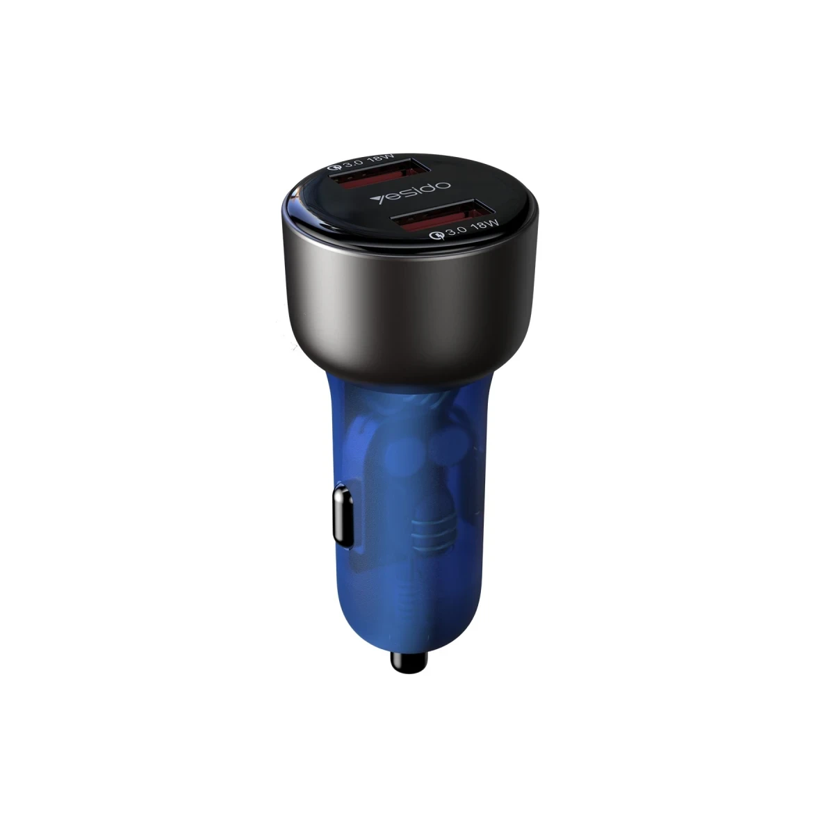 Yesido Y51 2 Adet 18W Usb Araç Şarj - Siyah