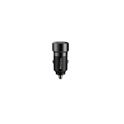 Yesido Y55 1 Adet 30W Usb / 1 Adet 30W Type-C ve 60W Type-C to Type-C Kablolu PD Hızlı Araç Şarj - Siyah