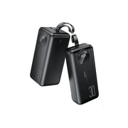 Yesido YP42 30.000 mAh Dijital Göstergeli USB3.0 PD Hızlı Şarj Powerbank - Siyah
