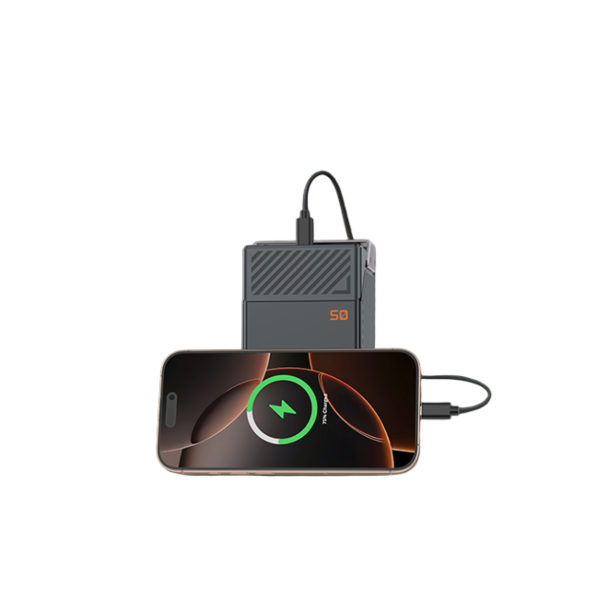 Yesido YP63 50000mAh Hızlı Şarj Powerbank - Siyah