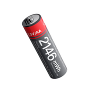 Yesido YP88 4 Adet Şarj Edilebilir Yüksek Verimli 1430 mAh 1.5V AA Pil - Siyah