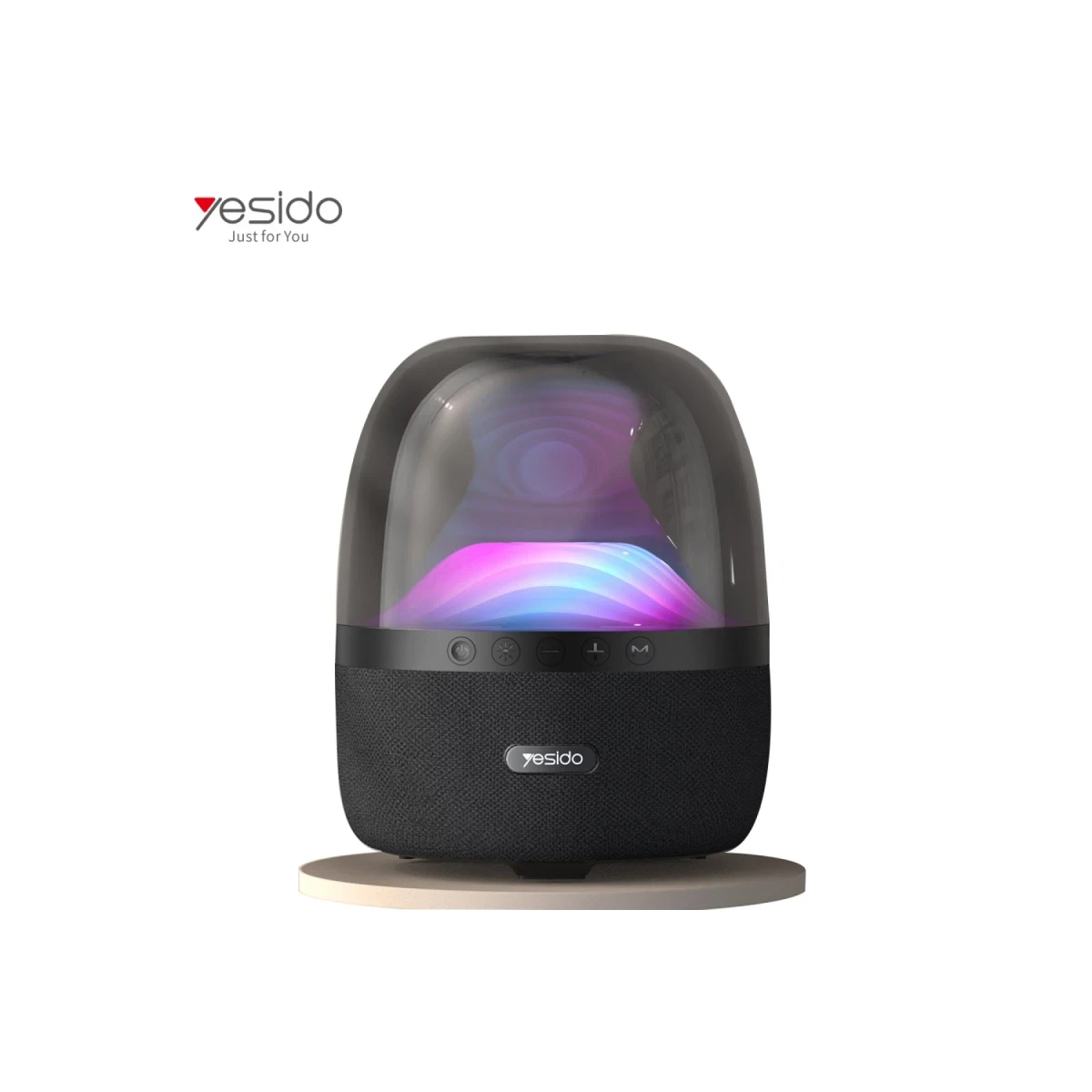 Yesido YSW08 RGB Kablosuz Hoparlör - Siyah