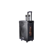 Yesido YSW16 2 Adet Mikrofonlu 12inch 300mm Sürücülü 5.000 mAh Bataryalı Kablosuz Hoparlör - Siyah