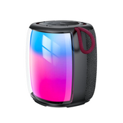 Yesido YSW20 10W Dahili Hoparlörlü 2500 mAh Bataryalı BT 5.3 RGB Kablosuz Mini Hoparlör - Siyah