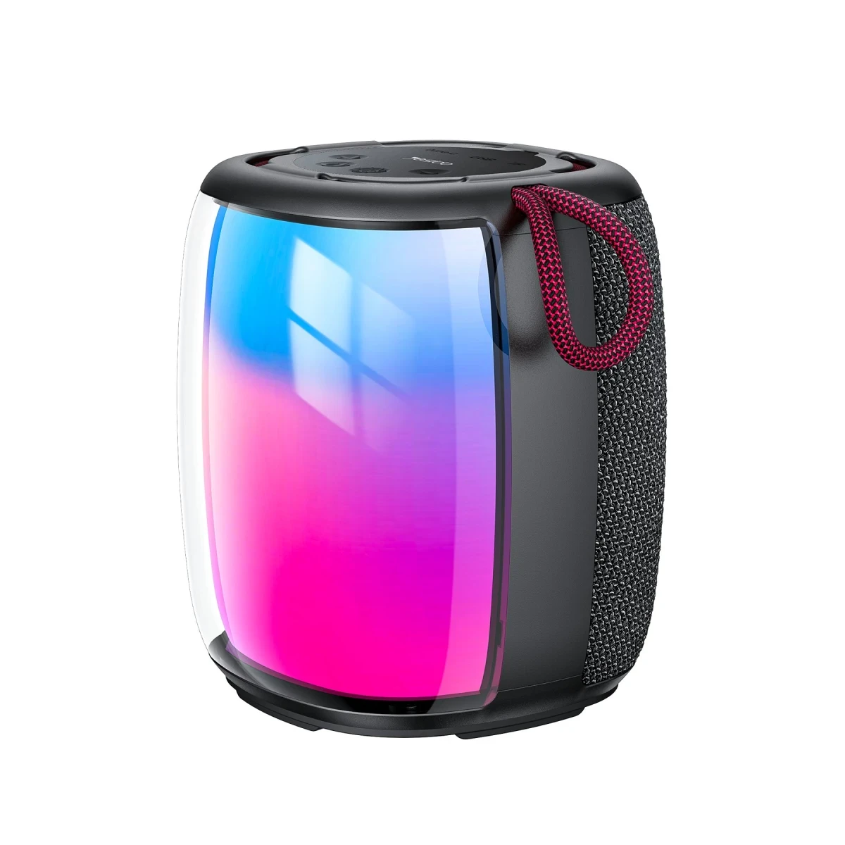 Yesido YSW20 10W Dahili Hoparlörlü 2500 mAh Bataryalı BT 5.3 RGB Kablosuz Mini Hoparlör - Siyah