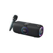 Yesido YSW21 2 Adet 40W ve 2 Adet 20W Dahili Hoparlörlü Harici Mikrofonlu BT 5.0 RGB Kablosuz Hoparlör - Siyah