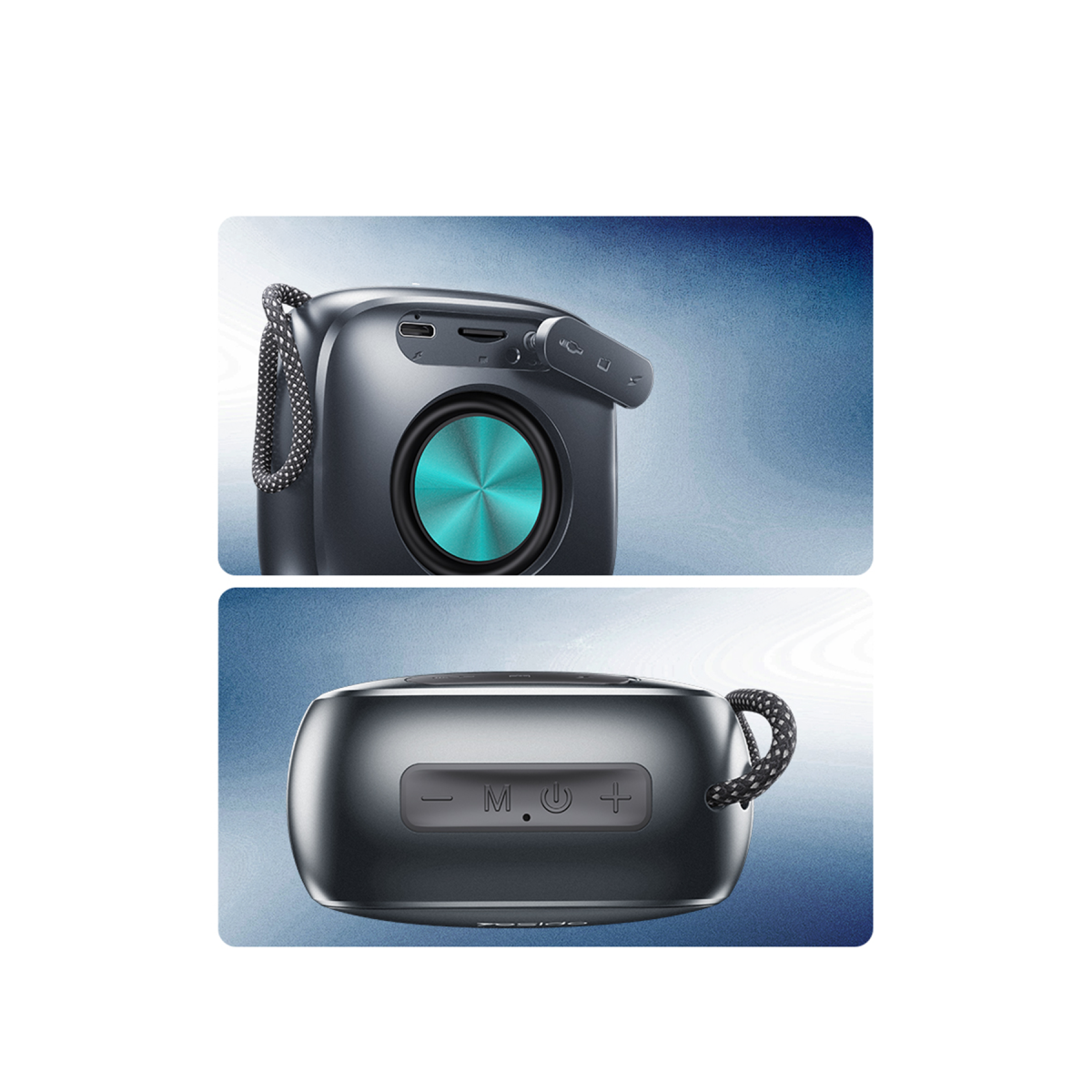 Yesido YSW24 Bluetooth 5.3 Destekli Taşınabilir Mini Kablosuz Hoparlör - Siyah