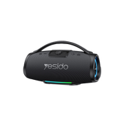Yesido YSW45 120W RGB Işıklı Karaoke Mikrofonlu Bluetooth Kablosuz Hoparlör - Siyah