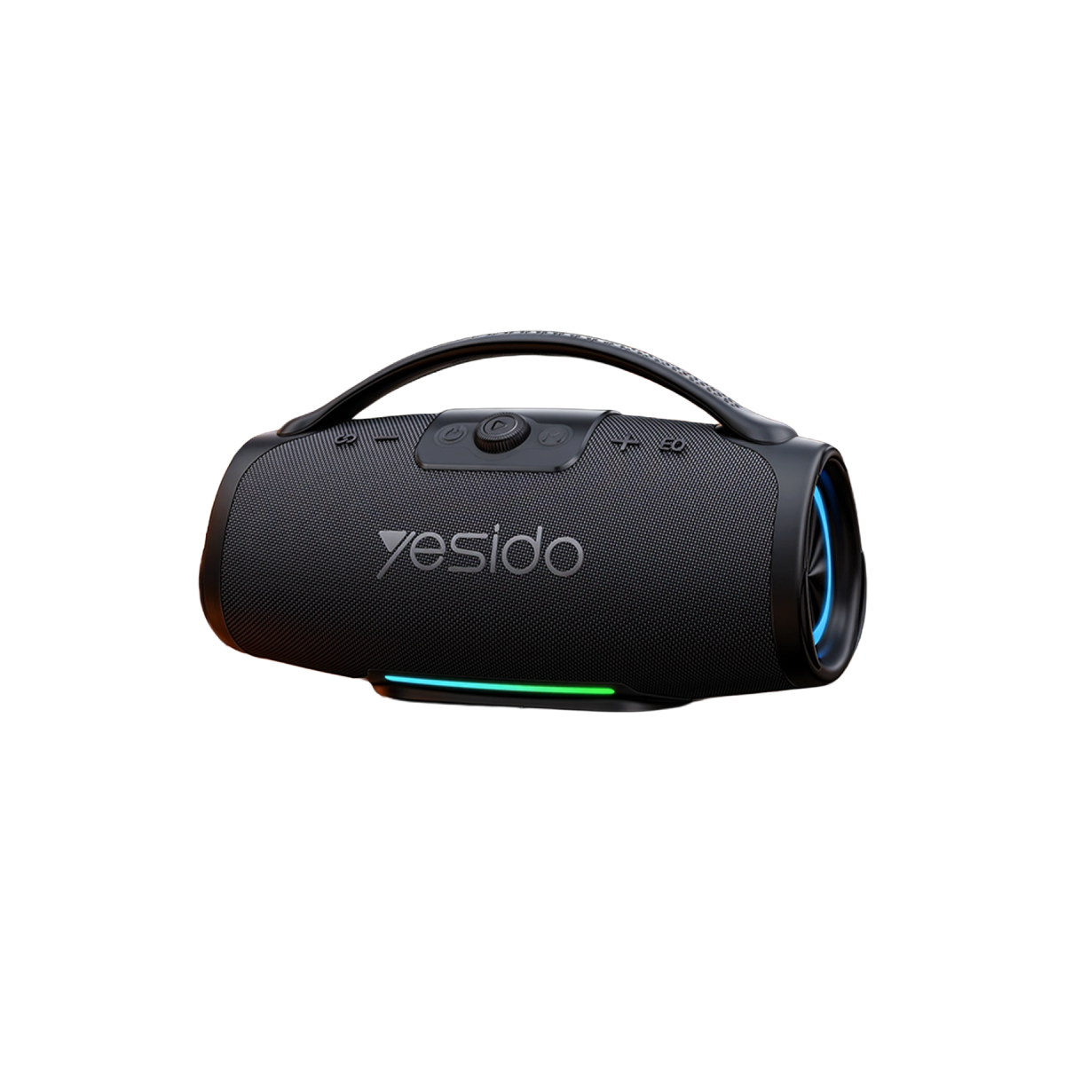 Yesido YSW49 120W RGB Işıklı Bluetooth 5.3 Destekli TWS Özellikli Taşınabilir Kablosuz Hoparlör - Siyah