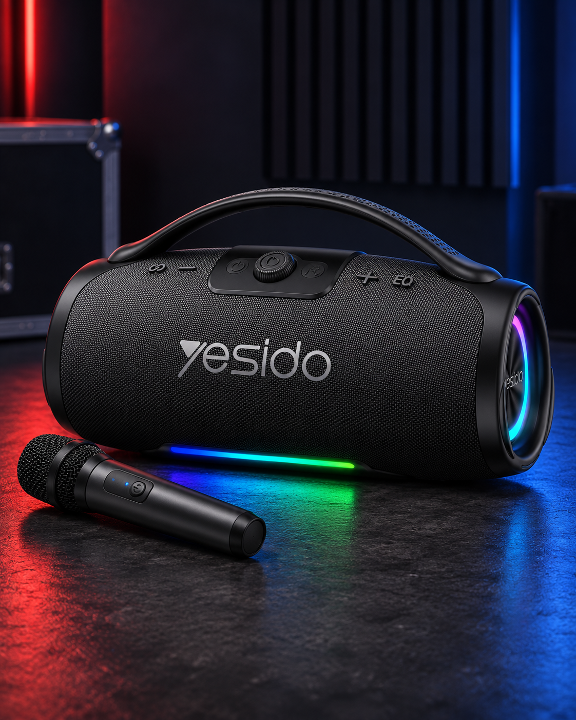 Yesido YSW45 120W RGB karaoke hoparlörü